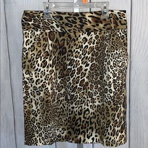 Adrienne Vittadini Animal Print Skirt